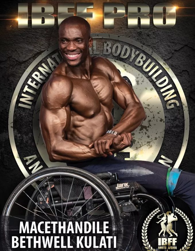 Official IBFF Pro card — Macethandile Bethwell Kulati, International Bodybuilding Federation Professional