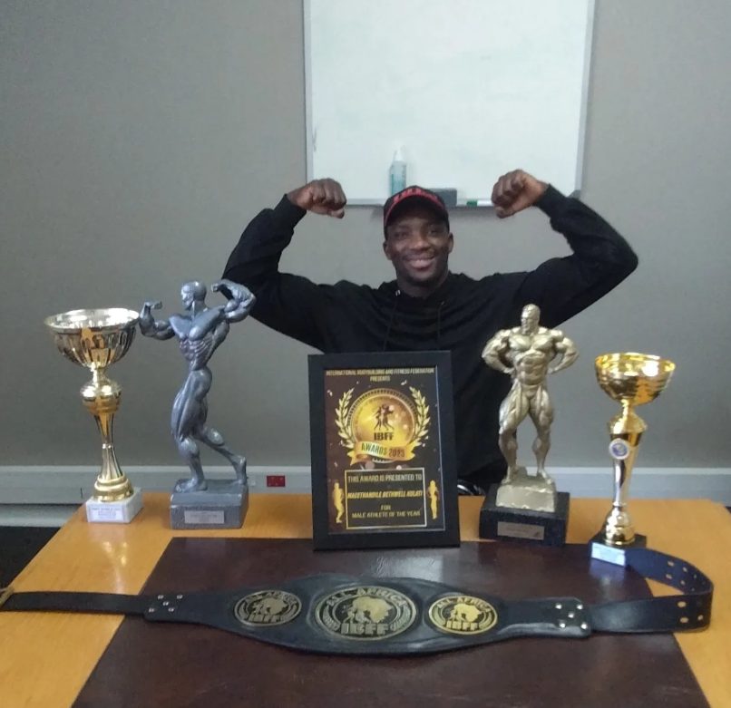 Max Kulati's full championship trophies and belts collection — all self-funded